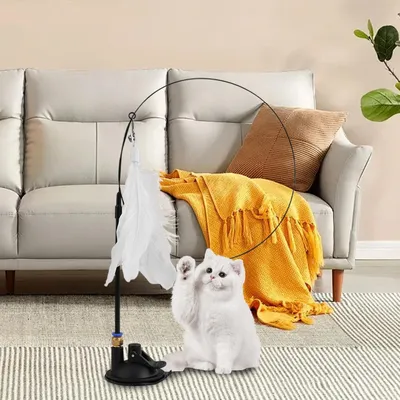 UAMLY Jouet pour chat à ventouse – avec cloche