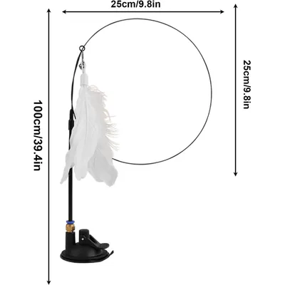 UAMLY Jouet pour chat à ventouse – avec cloche