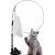 UAMLY Jouet pour chat à ventouse – avec cloche