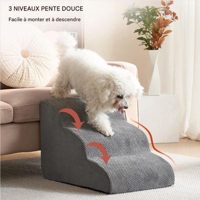 FurryFusion Escalier pour Chien Chat à 3 Marches
