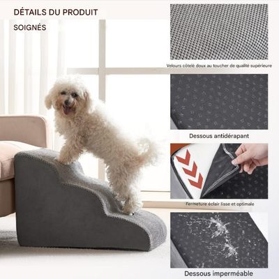FurryFusion Escalier pour Chien Chat à 3 Marches