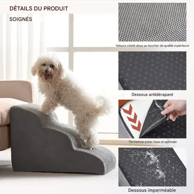 FurryFusion Escalier pour Chien Chat à 3 Marches