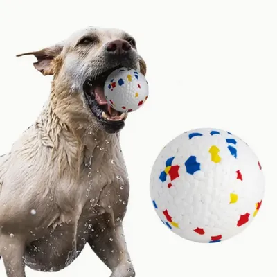 FurryFusion Jouet en caoutchouc pour chien, boule interactive FurryFusion Jouet en caoutchouc pour chien, boule interactive