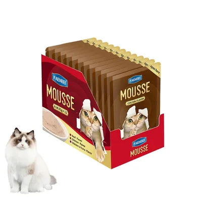 FurryFusion Nourriture humide au poulet pour chat 12 x 85 g