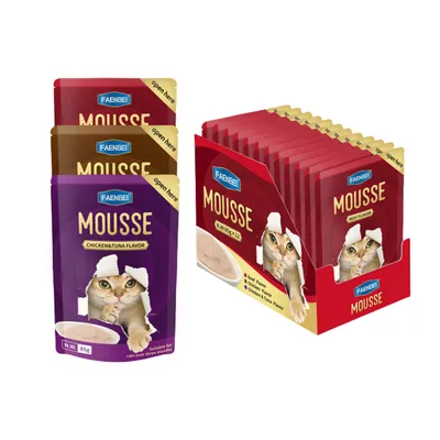 FurryFusion Nourriture humide au poulet pour chat 12 x 85 g