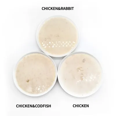 FurryFusion Nourriture humide pour chat au poulet râpé 3x85g