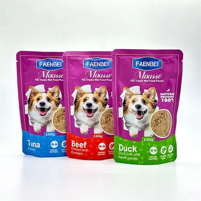 FurryFusion Nourriture humide pour chien saveur bœuf 4 x 130 g
