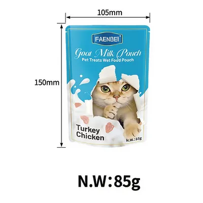 FurryFusion Nourriture humide pour chat au saumon et au poulet 4 x 85 g
