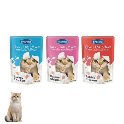 FurryFusion Nourriture humide pour chat au saumon et au poulet 4 x 85 g