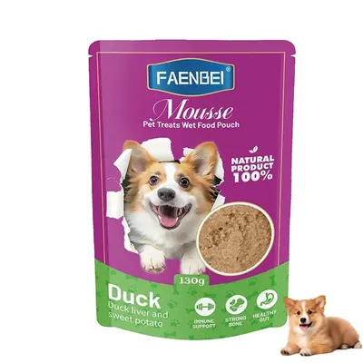 FurryFusion Nourriture humide pour chien au thon 4 x 130 g