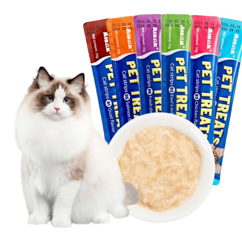 FurryFusion Cat Snack Pâte multivitaminée pour chat 20 × 16 g