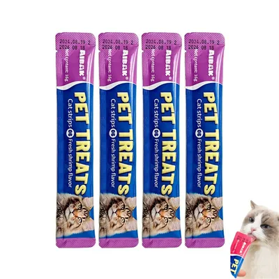 FurryFusion Cat Snack Pâte multivitaminée pour chat 20 × 16 g
