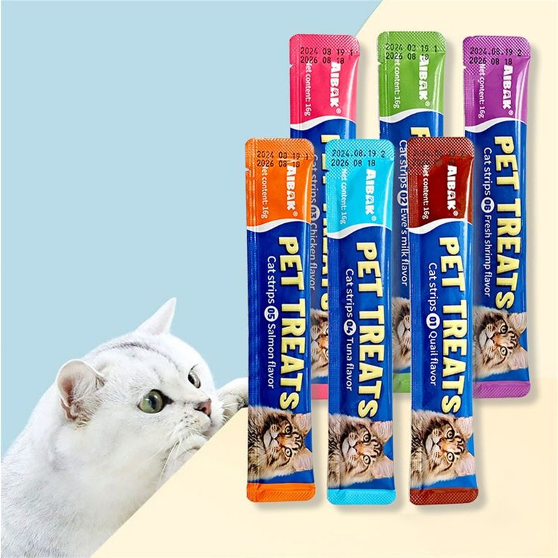 FurryFusion Cat Snack Pâte multivitaminée pour chat 20 × 16 g