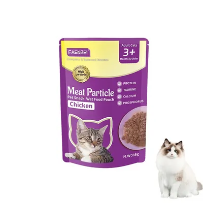 FurryFusion Nourriture humide pour chats en granulés 5 x 85 g