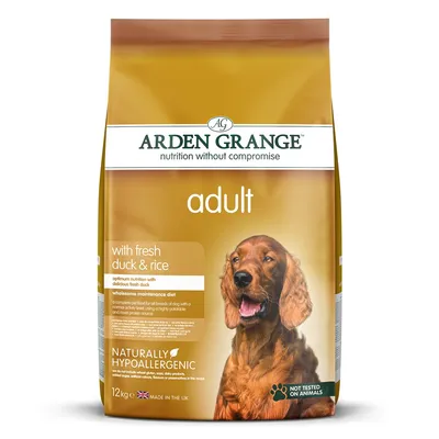 Arden Grange Adulte – Canard frais & Riz – 12 kg
