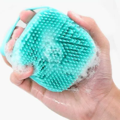 FurryFusion Brosse de bain en silicone pour chien et chat