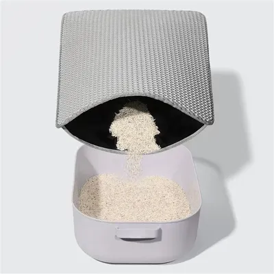 FurryFusion Tapis à litière pour chats en EVA double-couche