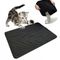 FurryFusion Tapis à litière pour chats en EVA double-couche Noir