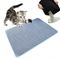 FurryFusion Tapis à litière pour chats en EVA double-couche Bleu
