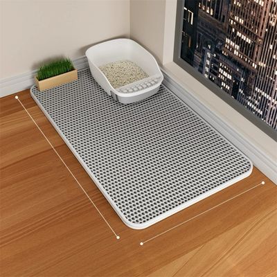 FurryFusion Tapis à litière pour chats en EVA double-couche
