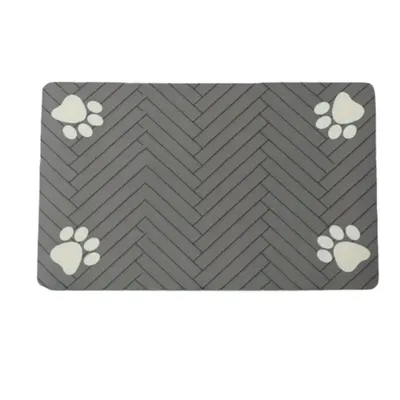 FurryFusion Tapis d'alimentation pour chien et chat rapide à sécher