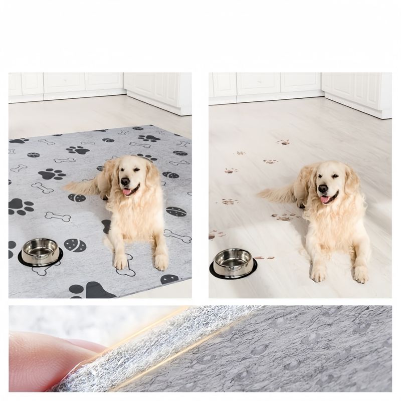 FurryFusion Tapis d'alimentation pour chien