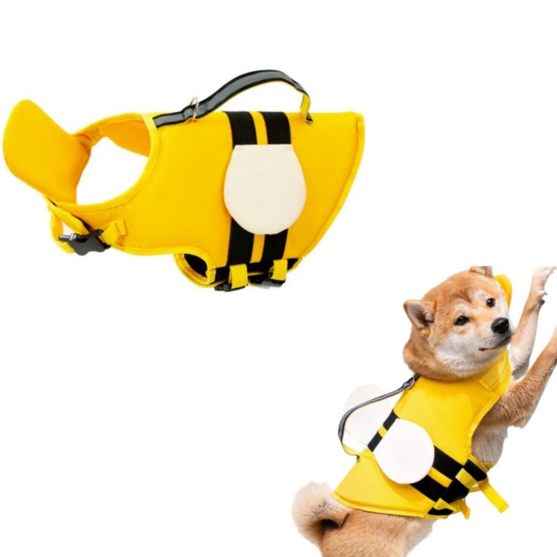 FurryFusion Gilet de sauvetage pour chien en forme d'abeille