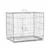 PawHut - cage d'intérieur pliable double porte pour chien - blanc
