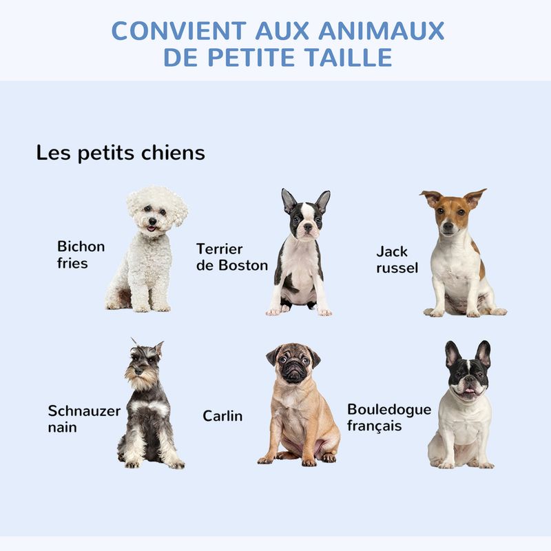 PawHut - cage d'intérieur pliante 2 portes coussin pour chien - noir