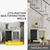 PawHut - cage d'intérieur 2 portes pour chien en bois - blanc naturel PawHut - cage d'intérieur 2 portes pour chien en bois - blanc naturel