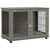 PawHut - cage d'intérieur 1 porte pour chien en bois - gris