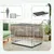 PawHut - cage d'intérieur pliante 2 portes coussin pour chien - noir PawHut - cage d'intérieur pliante 2 portes coussin pour chien - noir