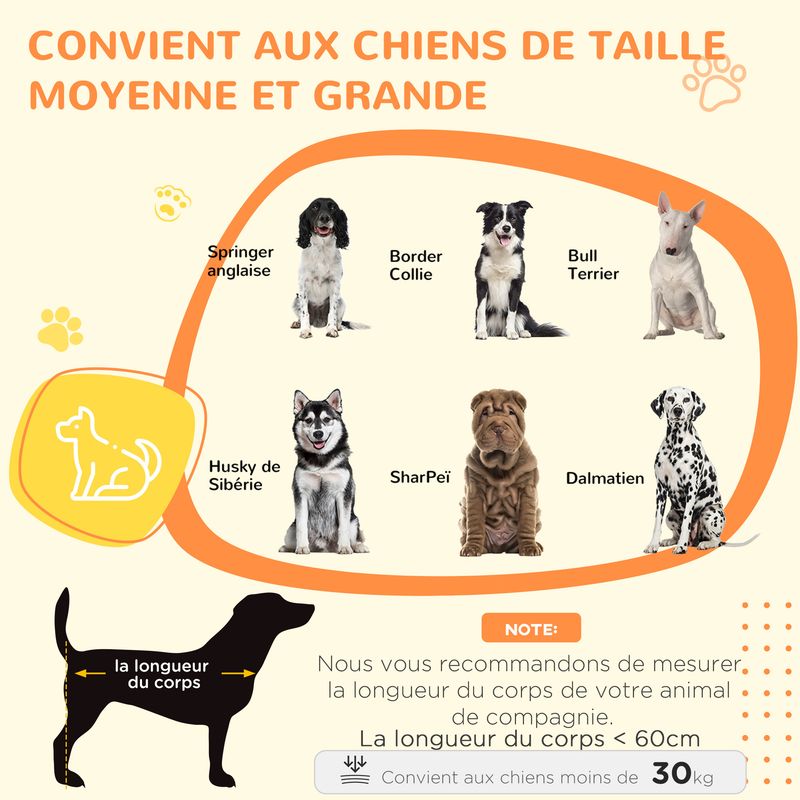 PawHut - cage d'intérieur 2 portes pour chien sur roulettes - noir