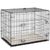 PawHut - cage d'intérieur pliante 2 portes coussin pour chien - noir