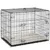 PawHut - cage d'intérieur pliante 2 portes coussin pour chien - noir