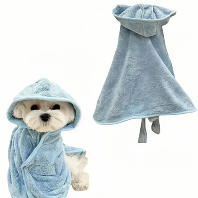 FurryFusion Manteau de bain en polyester pour chien et chat FurryFusion Manteau de bain en polyester pour chien et chat