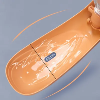 FurryFusion Bouteille d'eau pliable pour chien avec bol d'alimentation