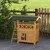 PawHut - Niche Villa Multi-équipement H.73 cm - Bois naturel