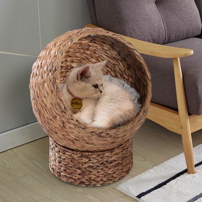 PawHut - Panier chat lit confort style cosy