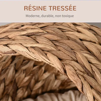 PawHut - Panier Chat Lit Confort H.52 cm - Beige