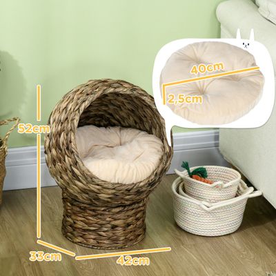 PawHut - Panier chat lit confort style cosy
