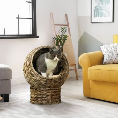PawHut - Panier chat lit confort style cosy
