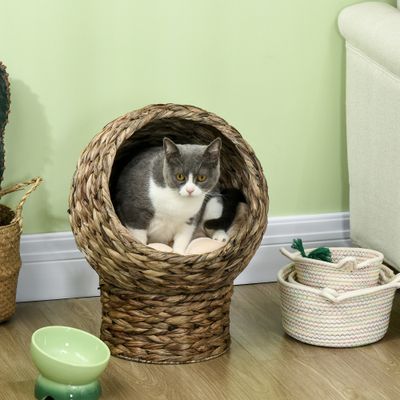 PawHut - Panier chat lit confort style cosy