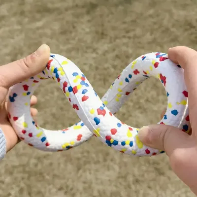 FurryFusion Anneau d'entraînement pour chien en ETPU résistant