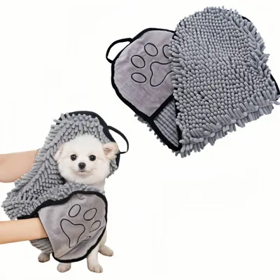 FurryFusion Serviette super absorbante pour chien et chat