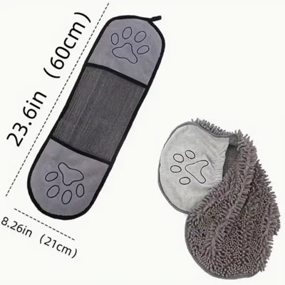 FurryFusion Serviette super absorbante pour chien et chat