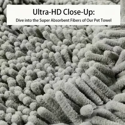 FurryFusion Serviette super absorbante pour chien et chat