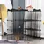 PawHut - cage chat modulable 3-niv H.105 cm - noir