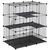 PawHut - cage rongeurs modulable 3 niveaux H.119 cm - noir