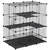 PawHut - cage rongeurs modulable 3 niveaux H.119 cm - noir